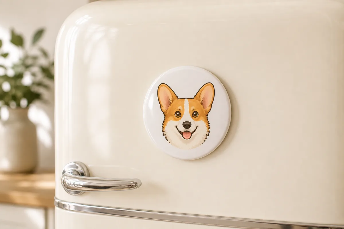 Custom Fridge Magnet photo