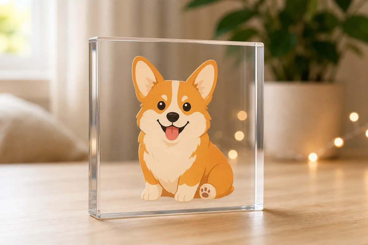 Custom Acrylic Ornament photo
